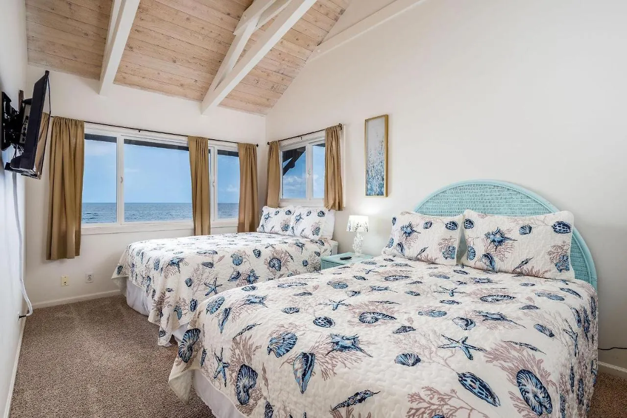 קאילואה-קונה Hokuea Hale Oceanfront Private Home With Hot Tub בית נופש