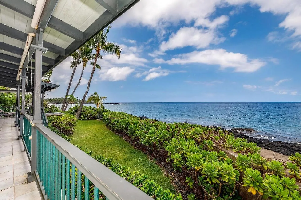בית נופש קאילואה-קונה Hokuea Hale Oceanfront Private Home With Hot Tub